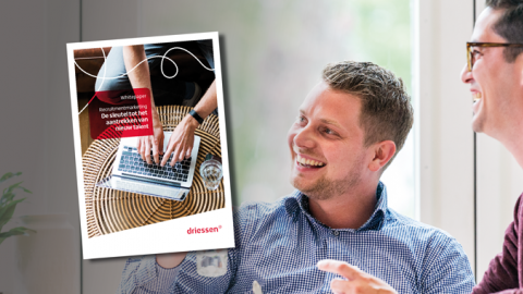 Cover van de whitepaper 'De sleutel tot het aantrekken van nieuw talent'